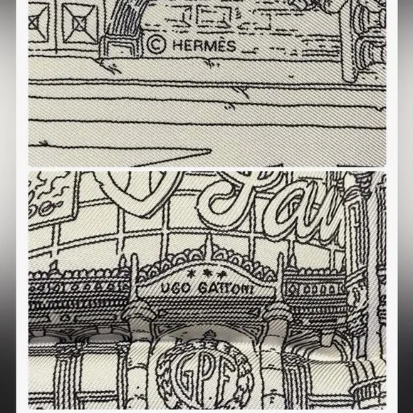 HERMÈS Le Grand Prix du Faubourg Scarf New With Tags - Picture 3 of 5